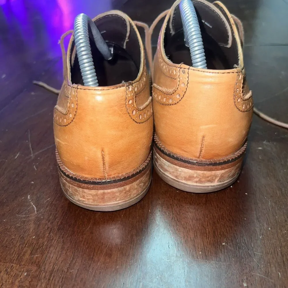 Cole Haan Men's Size 9M Brown Leather Wingtip‎ Oxford Style C12210 Shoes